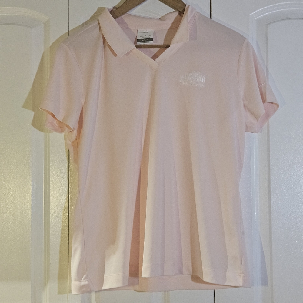 Nike Golf Women's Polo Pink Don Cesar Hotel St. Pete Beach Souvenir EUC